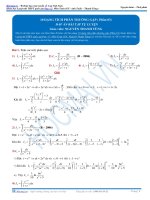 10 DẠNG TÍCH PHÂN THƯỜNG GẶP PHẦN 3