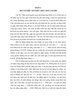 THỰC TRẠNG CÔNG tác CHẾ BIẾN ăn UỐNG tại TRƯỜNG mầm NON cát BI 