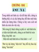 Bài giảng toán giải tích 1   chương 2  ánh xạ