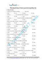 Tổng hợp bài tập về đại từ quan hệ trong tiếng Anh ( CÓ ĐÁP ÁN)