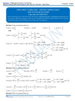 ÁP DỤNG CÁC CÔNG THỨC GIẢI PT LƯỢNG GIÁC THẦY LÊ ANH TUẤN