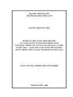 Đánh Giá Khả Năng Sinh Trưởng Của Năm Loài Cây Bản Địa Trồng Dưới  Tán Rừng Thông Mã Vĩ (Pinus Massoniana Lamb) Ở Chi Lăng – Lạng Sơn Làm Cơ Sở Chuyển Hóa Rừng Thông Thuần Loài Thành Rừng Hỗn Loài