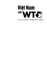 Ebook việt nam với WTO (chuyên đề số 01 2007)  phần 1