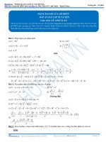 BÀI TẬP SỐ PHỨC PHẦN 1 THẦY LÊ ANH TUẤN