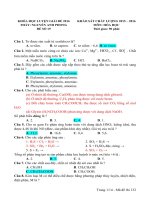 DAP AN VA GIAI CHI TIET DE 19 