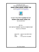 Xây dựng website quản lý bệnh viện 