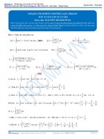 10 DẠNG TÍCH PHÂN THƯỜNG GẶP PHẦN 5