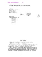 Thiết kế hộp số 3 trục 4 tay số cho xe con