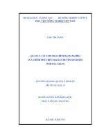 quản lý các chương trình giảm nghèo của chính phủ trên địa bàn huyện sơn động tỉnh bắc giang 