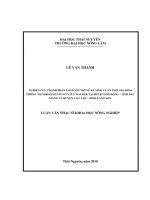 Nghiên Cứu Thành Phần Loài Côn Trùng Ký Sinh Và Ăn Thịt Sâu Róm Thông Dendrolimus Punctatus Walker Tại Tỉnh Lạng Sơn.