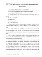 THỰC TRẠNG về CÔNG tác tổ CHỨC kế TOÁN tại CÔNG TY cổ PHẦN XNK RAU QUẢ TAM HIỆP 