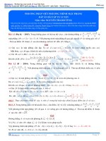 Phương pháp viết phương trình mặt thẳng