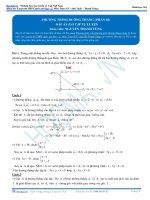 BÀI TẬP VIẾT PHƯƠNG TRÌNH ĐƯỜNG THẲNG (PHẦN 2) THẦY NGUYỄN THANH TÙNG
