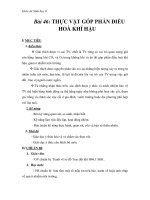 giáo án sinh học 6 bài 46  thực vật góp phần điều hòa không khí