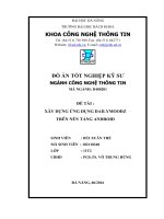 ĐỒ ÁN TỐT NGHIỆP: XÂY DỰNG ỨNG DỤNG DAILYMOODZ  TRÊN NỀN TẢNG ANDROID