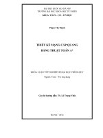 Thuật toán A sao và ứng dụng vào thiết kế mạng
