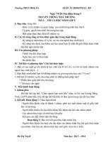 Giáo án  HĐNGLL  lớp 8