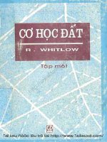 Cơ học đất tập 1 (NXB giáo dục 1997)   trịnh văn cương, 289 trang 