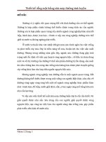 Thiết kế tổng mặt bằng nhà máy đường tinh luyện