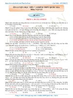 ĐỀ số 1bộ câu hỏi ôn LUYỆN 7, 8 điểm THPT QG vật lí