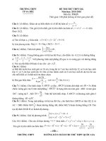 De thi thu Quoc gia mon toan truong TP sa dec 