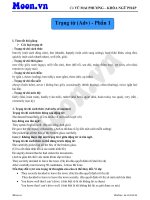 Trạng từ trong tiếng anh phần 1