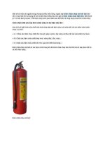 bên trong bình chữa cháy có gì 