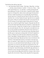 Tuyến điểm du lịch miền tây sông nước