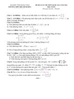 De thi thu Quoc gia mon toan truong Doc binh kieu 