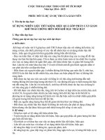SỬ DỤNG NHIÊN LIỆU TIẾT KIỆM, HIỆU QUẢ GÓP PHẦN CẮT GIẢM KHÍ THẢI CHỐNG BIẾN ĐỔI KHÍ HẬU TRÁI ĐẤT