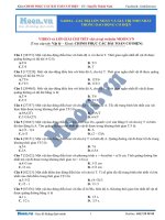 Giá trị lớn nhất và giá trị nhỏ nhất trong dao động cơ điện 