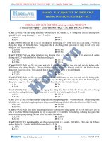 Xác định yếu tố thời gian trong dao động cơ điện đề 2 