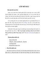 Báo cáo tốt nghiệp Một số giải pháp marketing nhằm thu hút khách hàng tại khách sạn đăk nông lodge resort