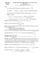 De thi thu Quoc gia mon toan truong Tan hong 