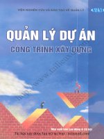 Quản lý dự án công trình xây dựng   phạm vũ câu, 576 trang 