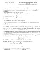 De thi thu Quoc gia mon toan truong Kien van 