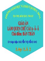 Lam quen chu cai a, ă, â