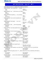 Kiểm tra đại từ trong tiếng anh