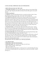 Cách làm bài tập tình huống môn luật
