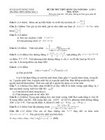 De thi thu Quoc gia mon toan truong Hong ngu 2 