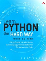 Learn python the hard way 3rd edition