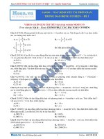 Xác định yếu tố thời gian trong dao động cơ điện đề 1 