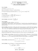 De thi thu Quoc gia mon toan truong Long khanh a 