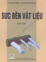 Giáo trình sức bền vật liệu tập 2 (NXB giáo dục 2004)   lê quang minh, 109 trang 