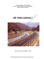 Bê tông asphalt   gs  ts  phạm duy hữu, 176 trang 