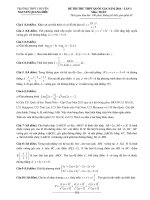 De thi thu Quoc gia mon toan truong Chuyen NQD 