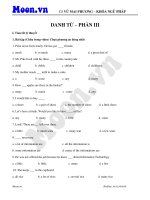 Danh từ trong tiếng anh phần 3