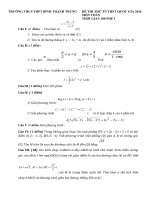 De thi thu Quoc gia mon toan truong Binh thanh trung 