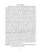 Một số kiến nghị nhằm hoàn thiện chiến lược kinh doanh của công ty du lịch dịch vụ tây hồ 