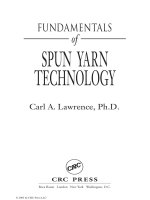 Ebook fundamentals of spun yarn technology  part 1